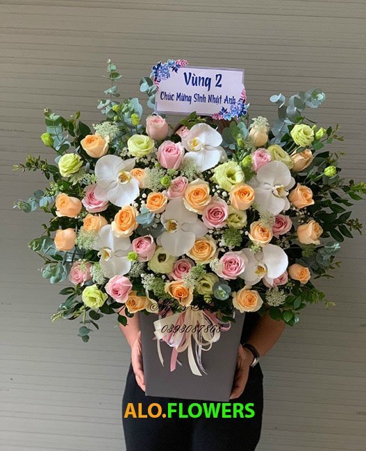 giỏ hoa tặng người thương