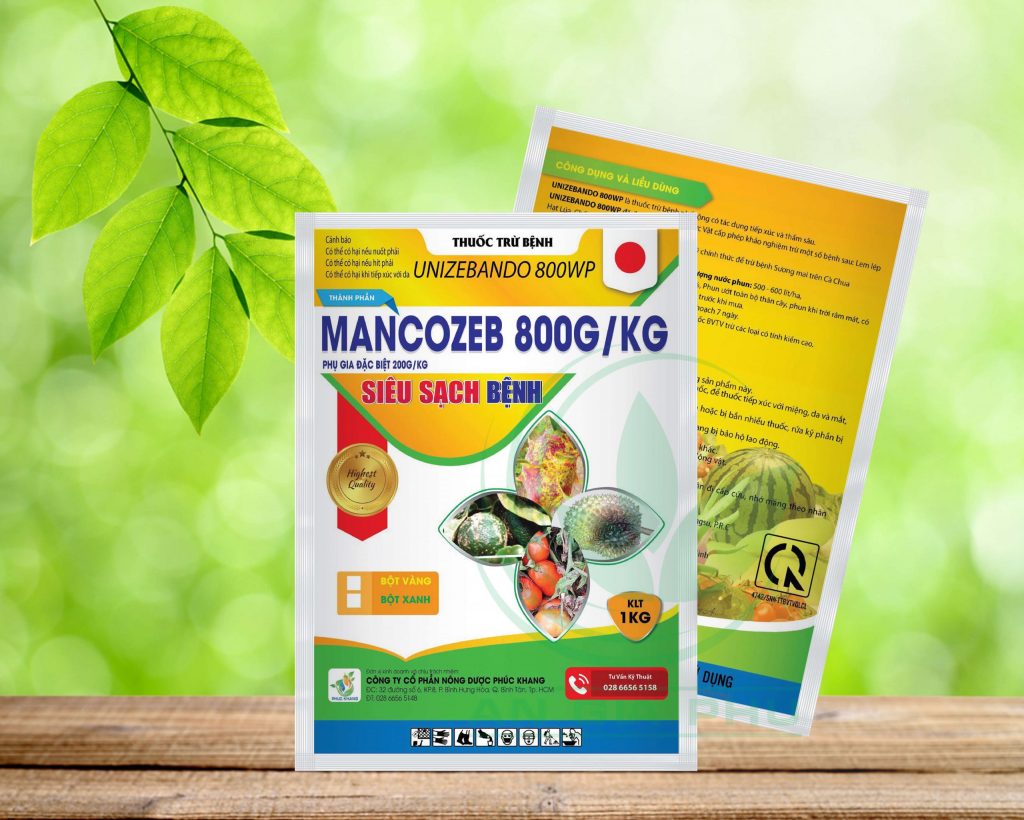 thuốc bảo vệ thực vật mancozeb